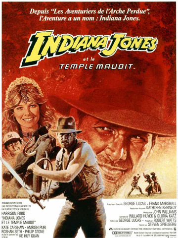 Jaquette de Indiana Jones et le temple maudit