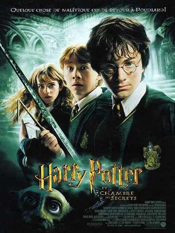affiche de Harry Potter et la chambre des secrets