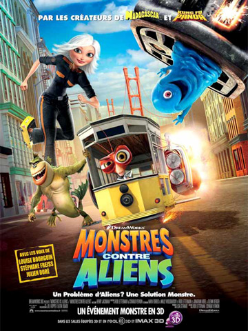 affiche de Monstres contre Aliens 