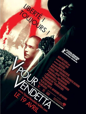 affiche de V pour Vendetta
