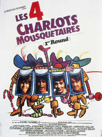 affiche de 4 Charlots Mousquetaires, Les