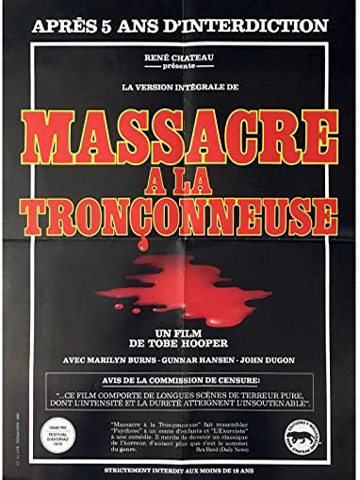 affiche de Massacre à la tronçonneuse